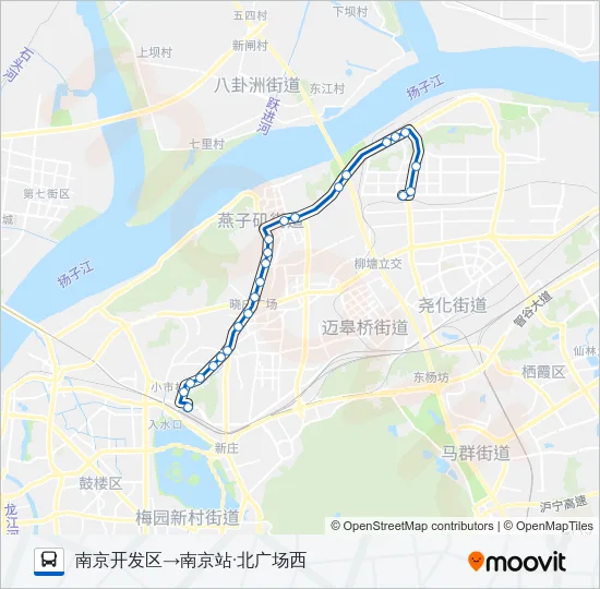 64路 Bus Line Map