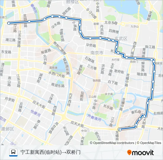 65路 Bus Line Map