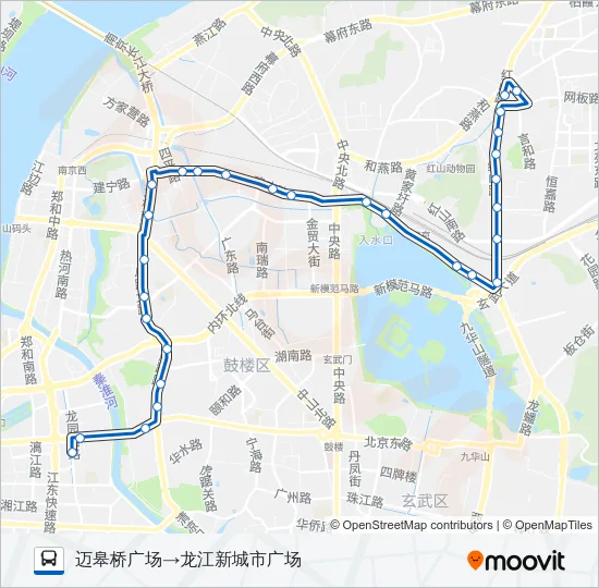 66路 Bus Line Map