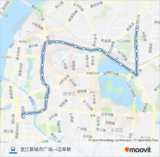 66路 Bus Line Map