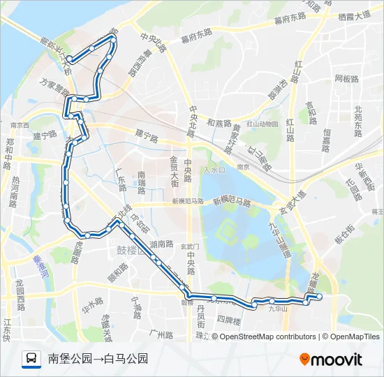 67路 Bus Line Map
