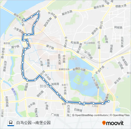 67路 Bus Line Map