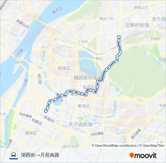 68路 Bus Line Map