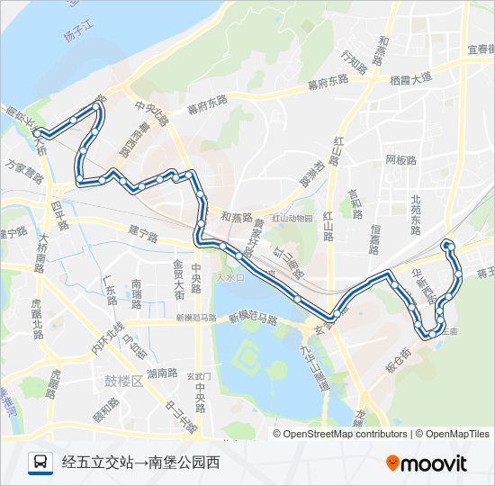 69路 bus Line Map