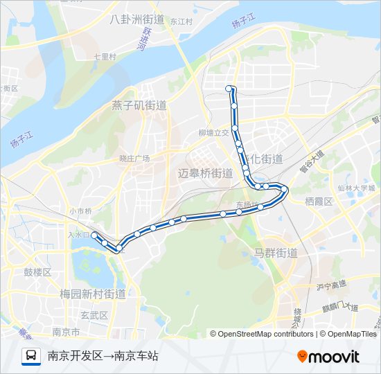 71路 Bus Line Map