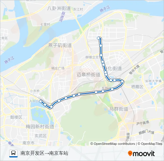 71路 Bus Line Map
