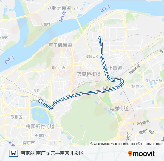 71路 Bus Line Map