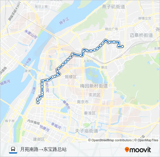 72路 Bus Line Map