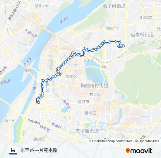 72路 Bus Line Map