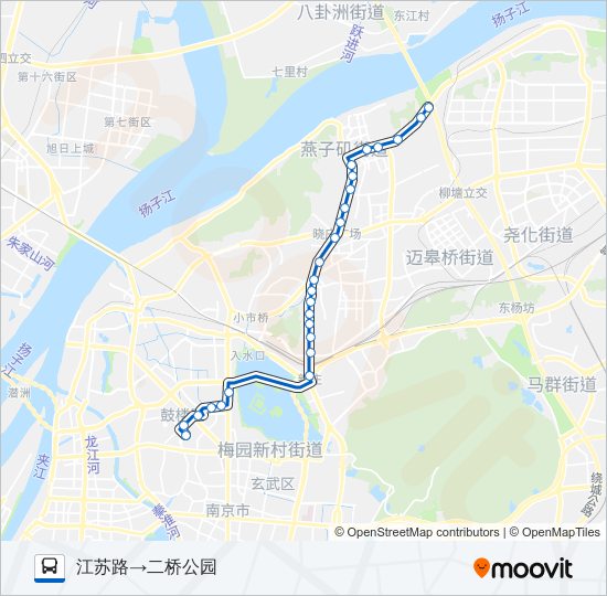 公交74路的线路图