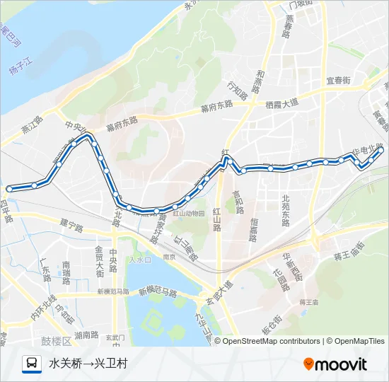 77路 Bus Line Map