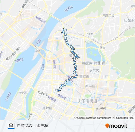 公交78路的线路图