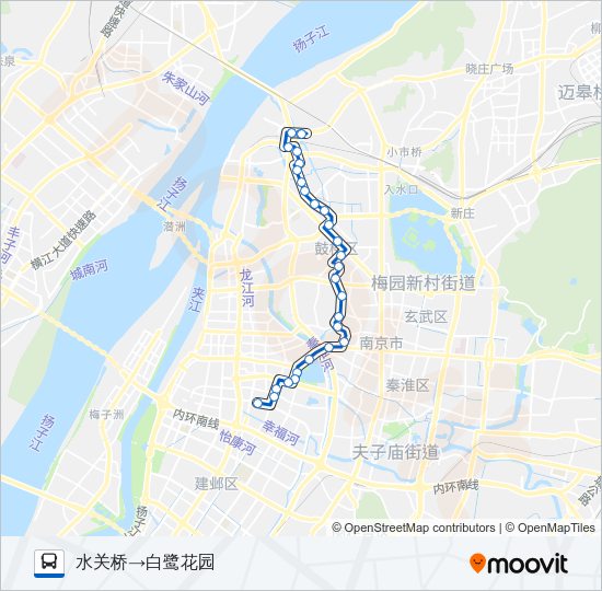 公交78路的线路图