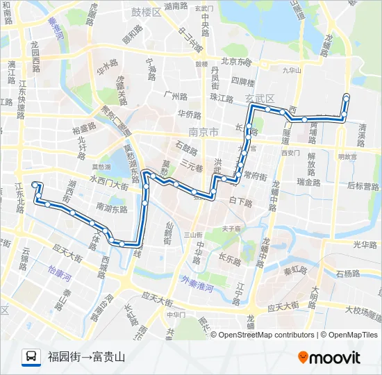 80路 Bus Line Map