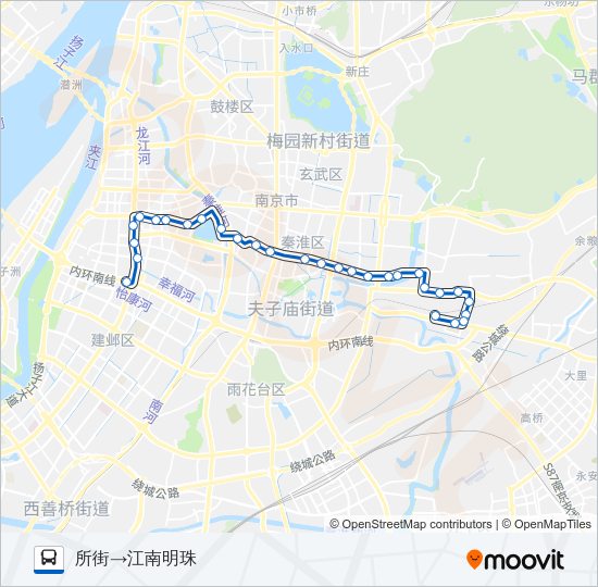 公交82路的线路图
