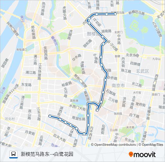 公交83路的线路图