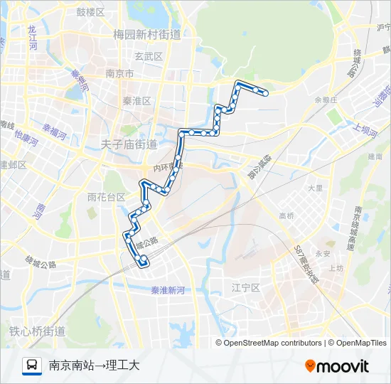 84路 Bus Line Map