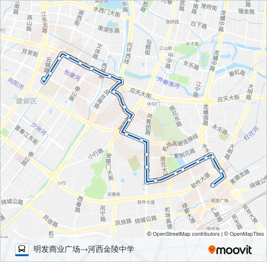 86路 Bus Line Map