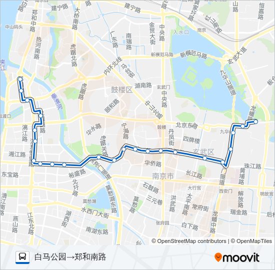 公交91路的线路图
