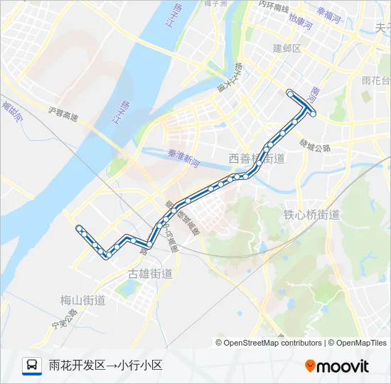 96路 Bus Line Map