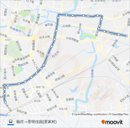 公交99路的线路图