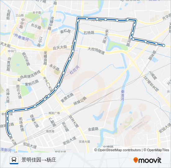 公交99路的线路图