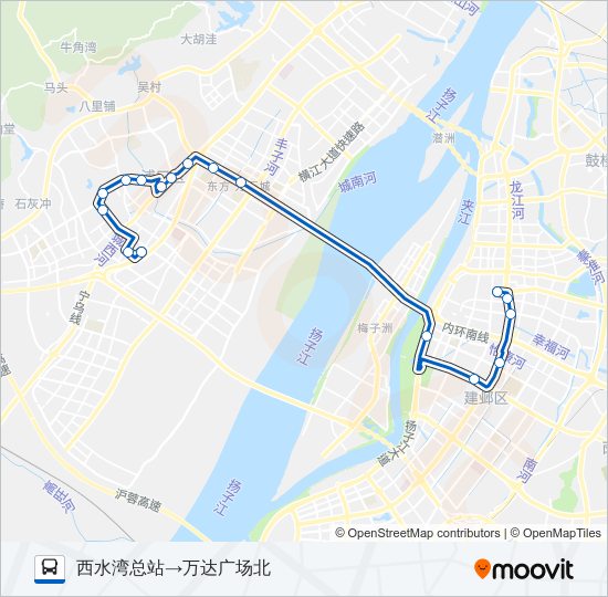 公交D7路的线路图