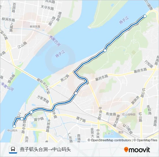 G2路 Bus Line Map