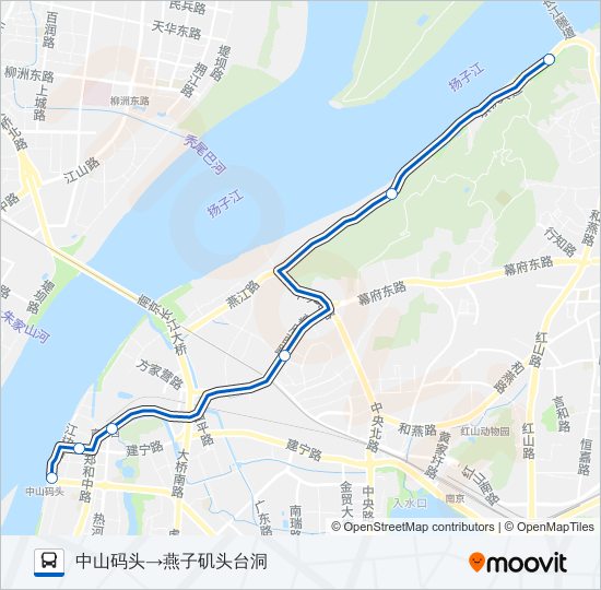 公交G2路的线路图