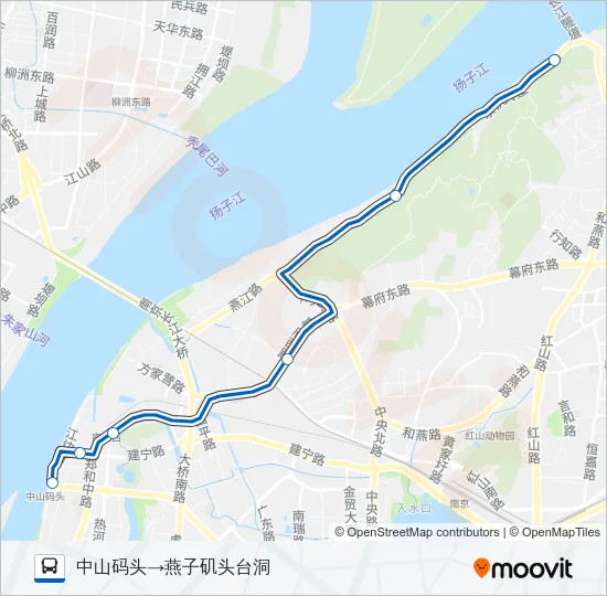 G2路 Bus Line Map