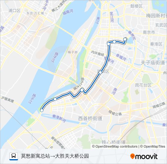 公交G3路的线路图