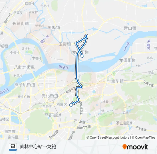 K1路 Bus Line Map