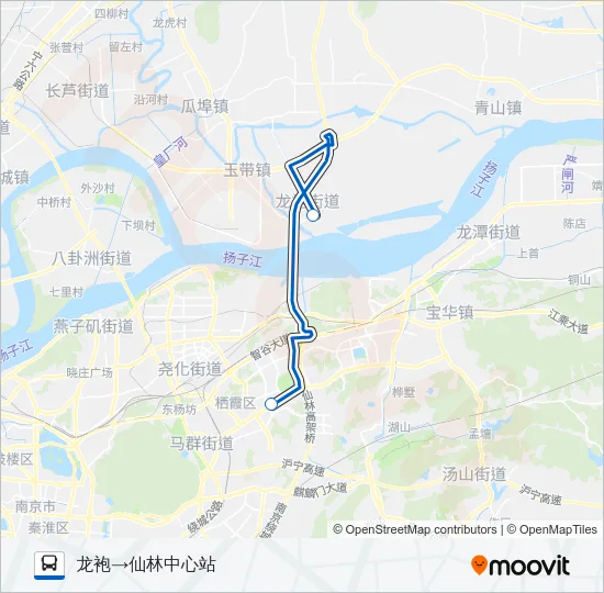 K1路 Bus Line Map