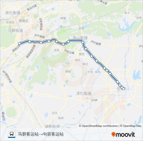 宁句线 bus Line Map