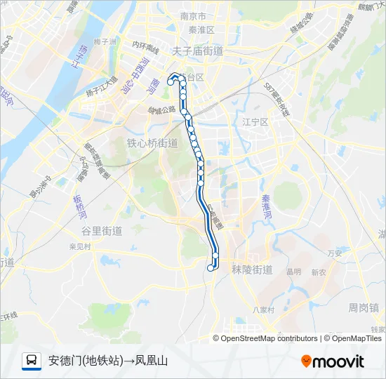 安凤线 Bus Line Map