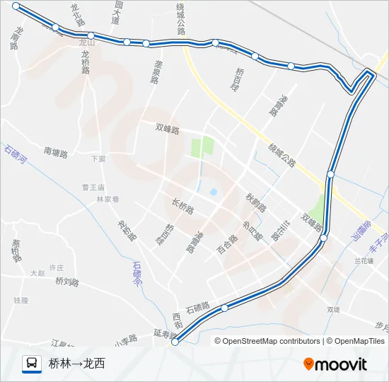 桥西线 Bus Line Map