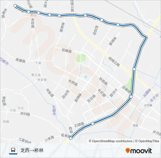 桥西线 Bus Line Map