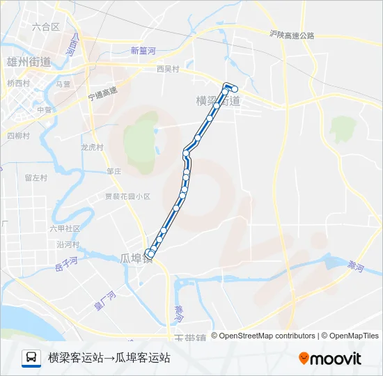 横瓜线 Bus Line Map