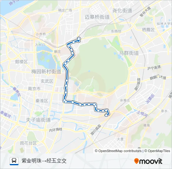 115路 Bus Line Map