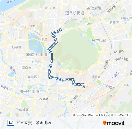 115路 Bus Line Map