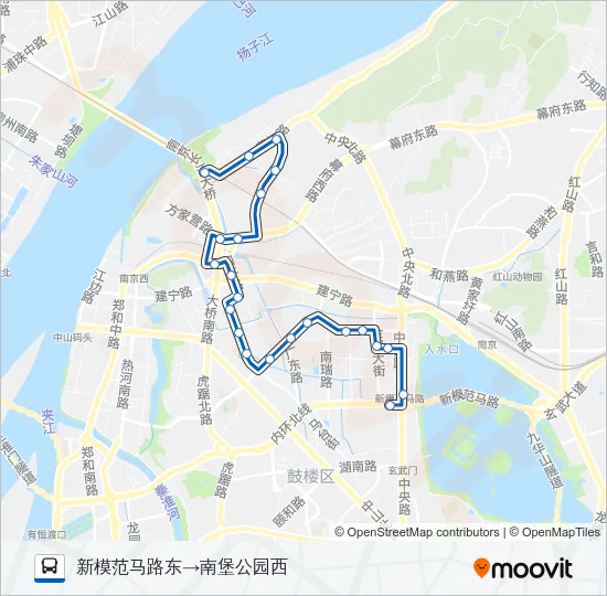 117路 Bus Line Map