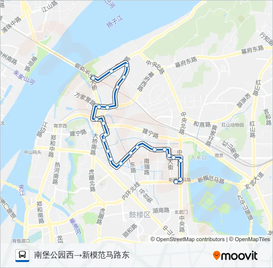 117路 Bus Line Map