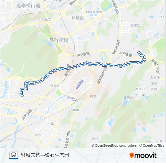 121路 Bus Line Map