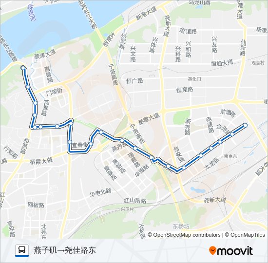 122路 bus Line Map