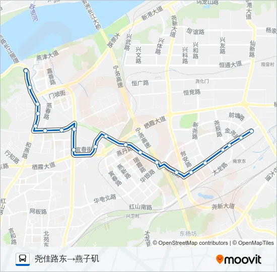 122路 Bus Line Map