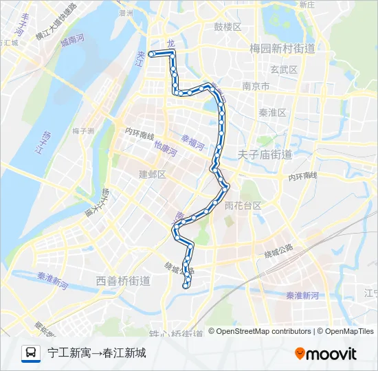 127路 Bus Line Map