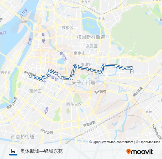128路 Bus Line Map