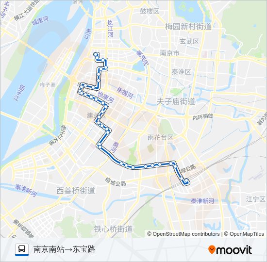 129路 Bus Line Map