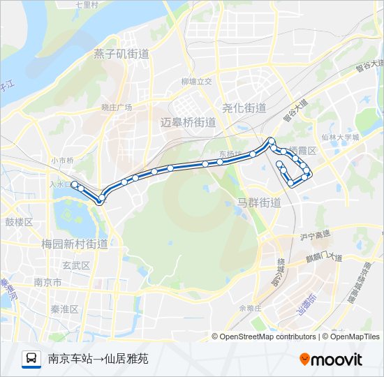 130路 Bus Line Map