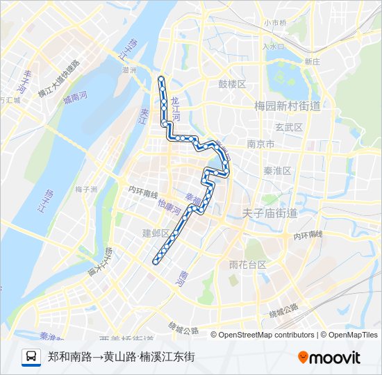 公交133路的线路图